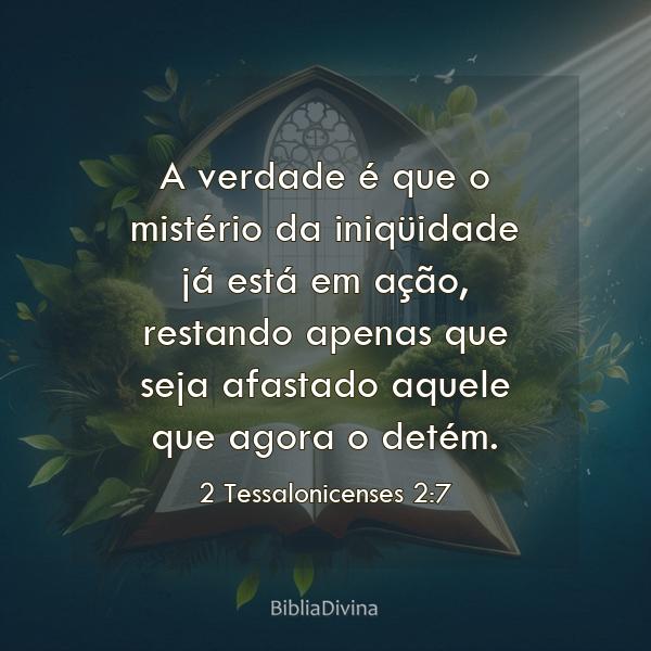 2 Tessalonicenses 2:7