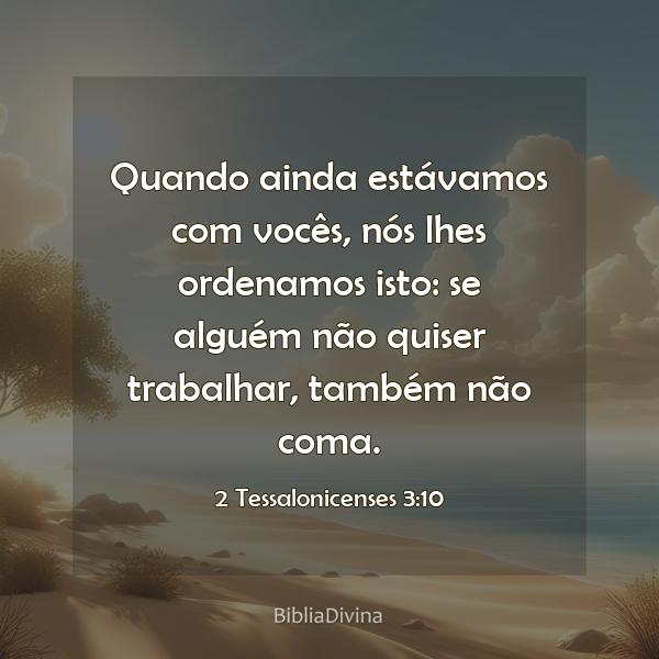 2 Tessalonicenses 3:10