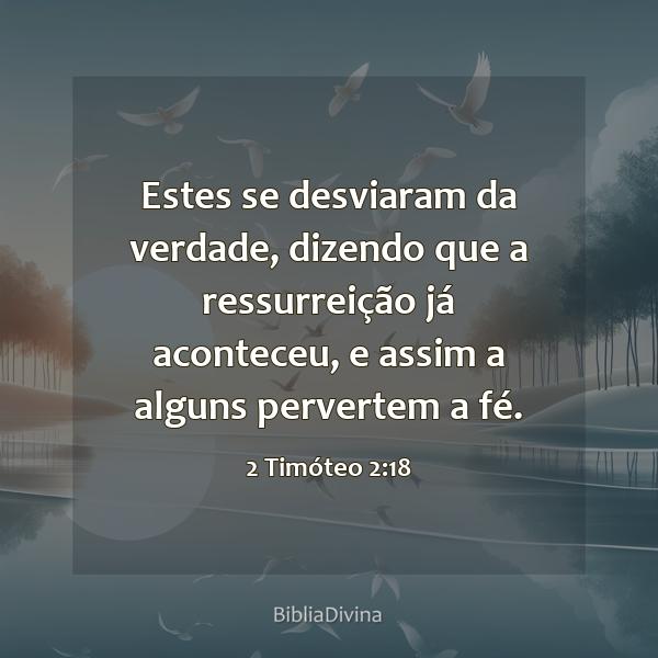 2 Timóteo 2:18