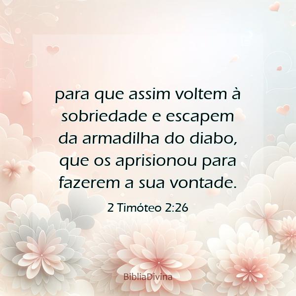 2 Timóteo 2:26