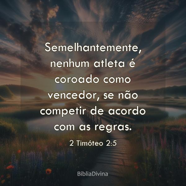 2 Timóteo 2:5