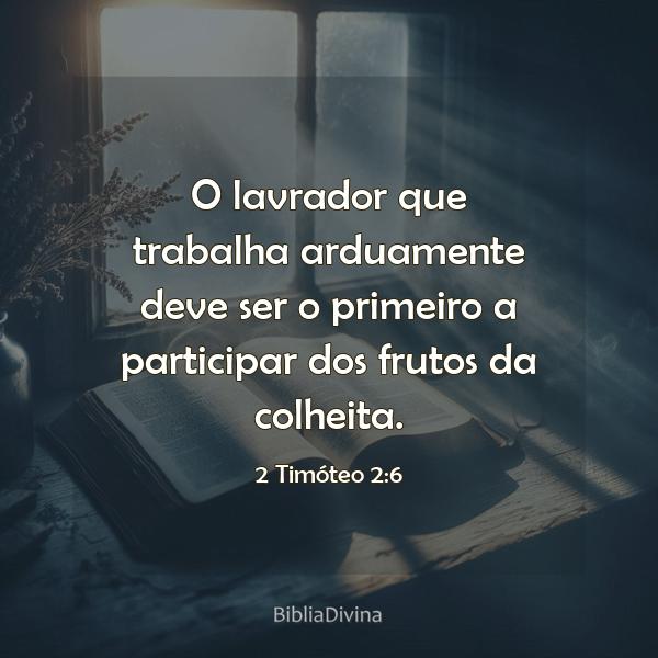 2 Timóteo 2:6