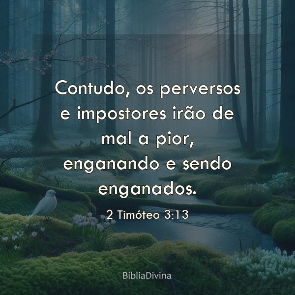 2 Timóteo 3:13