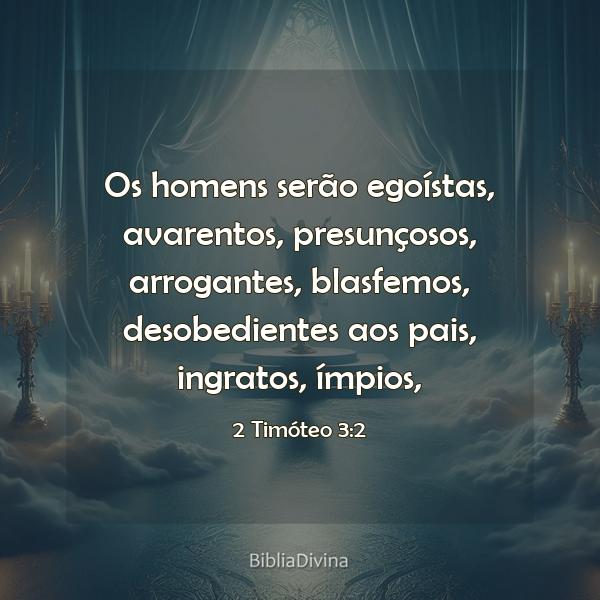 2 Timóteo 3:2