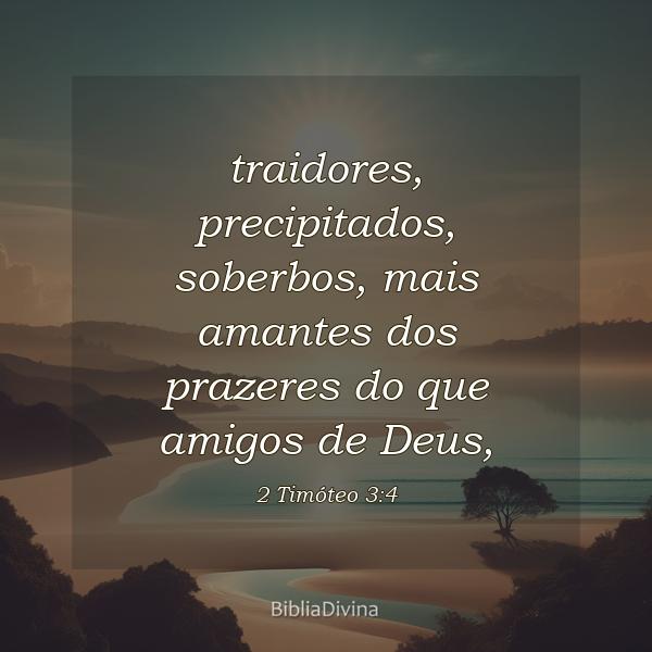 2 Timóteo 3:4