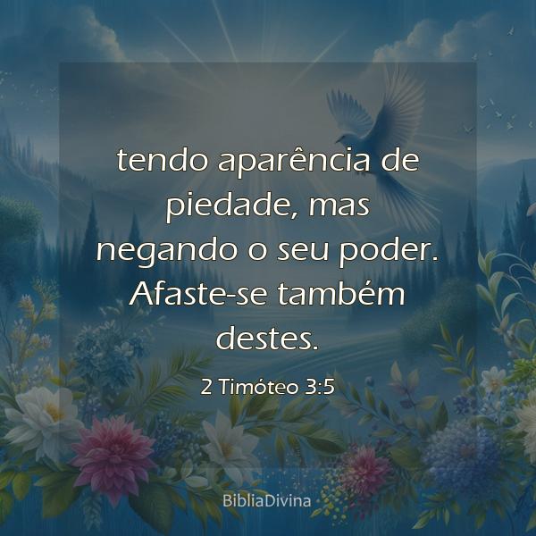 2 Timóteo 3:5