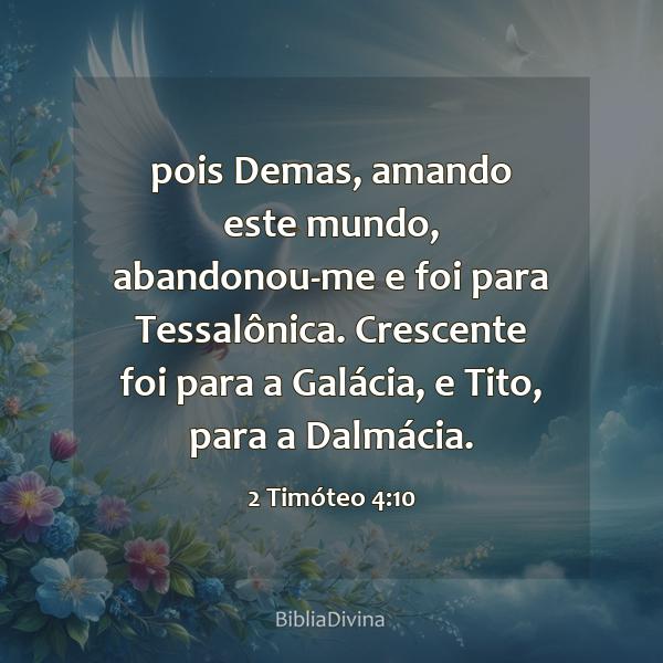 2 Timóteo 4:10