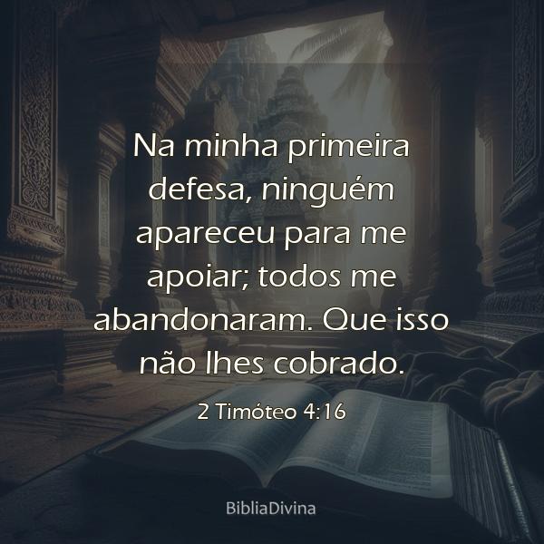 2 Timóteo 4:16