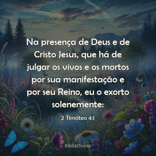 2 Timóteo 4:1