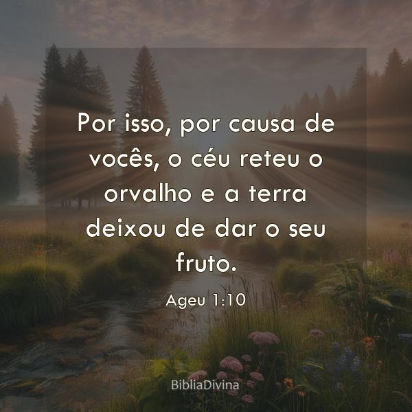 Ageu 1:10