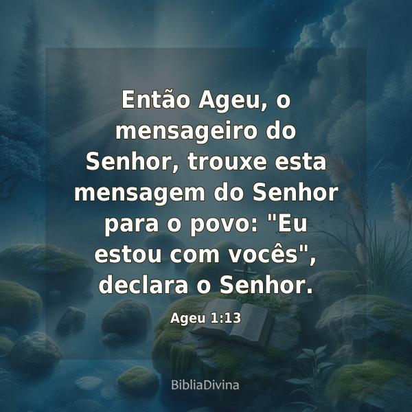 Ageu 1:13