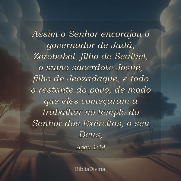 Ageu 1:14