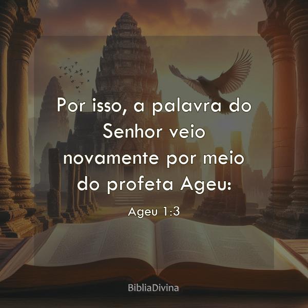 Ageu 1:3