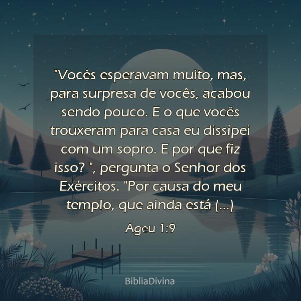 Ageu 1:9