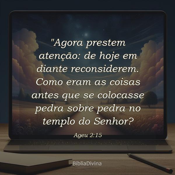 Ageu 2:15