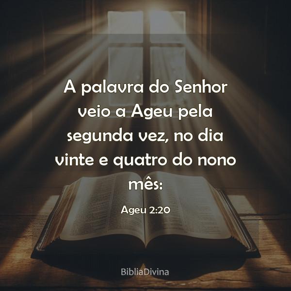 Ageu 2:20