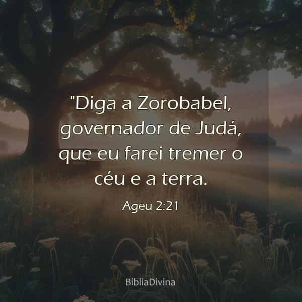 Ageu 2:21