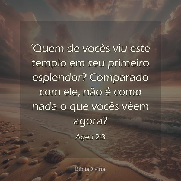 Ageu 2:3