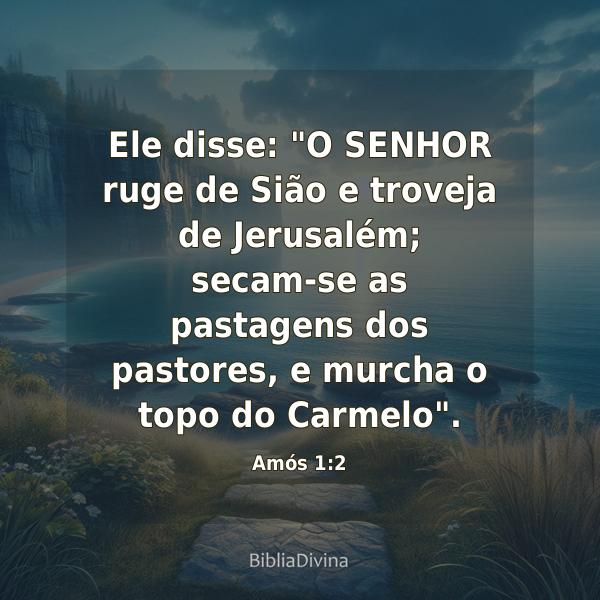 Amós 1:2