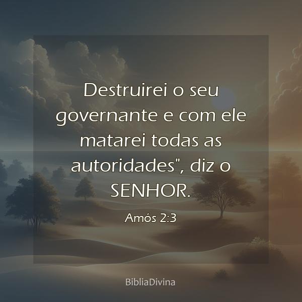 Amós 2:3