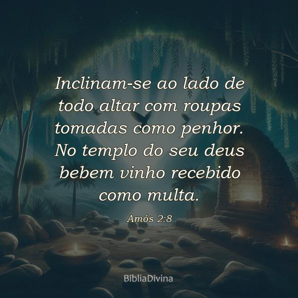 Amós 2:8