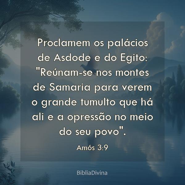 Amós 3:9