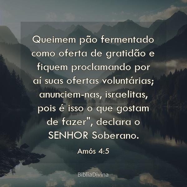 Amós 4:5