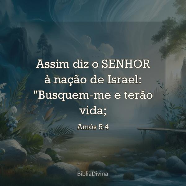 Amós 5:4