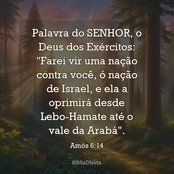 Amós 6:14