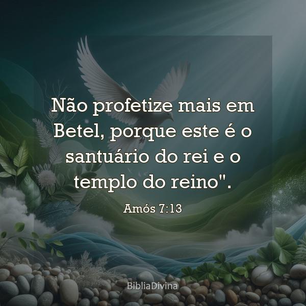 Amós 7:13