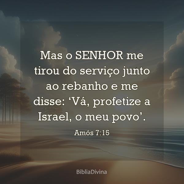 Amós 7:15