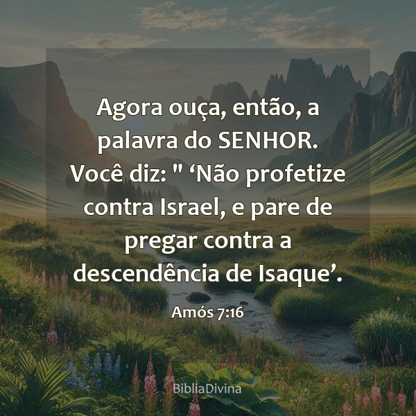 Amós 7:16