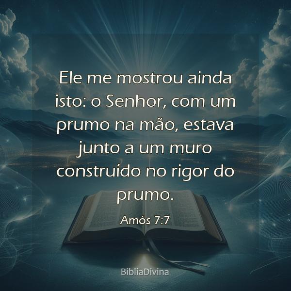 Amós 7:7