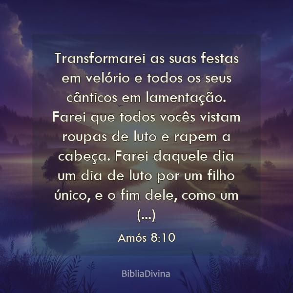 Amós 8:10