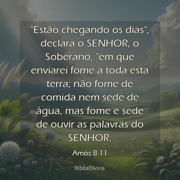 Amós 8:11