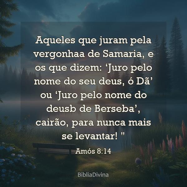 Amós 8:14