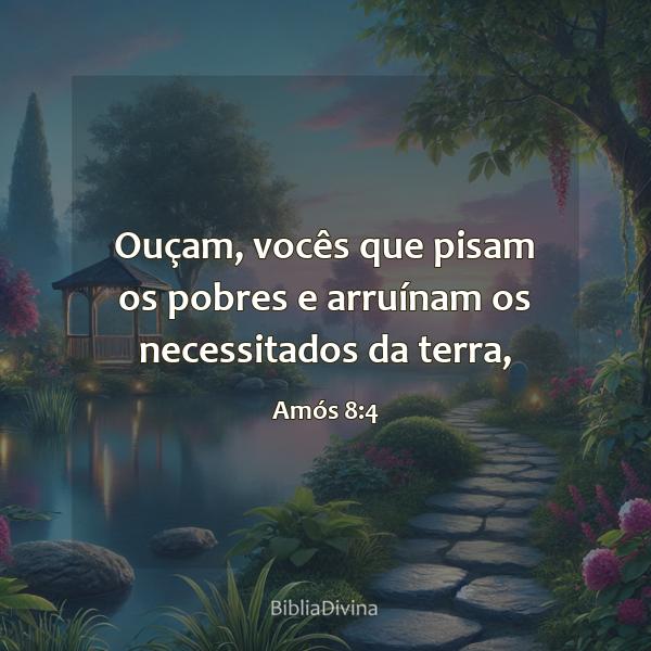 Amós 8:4