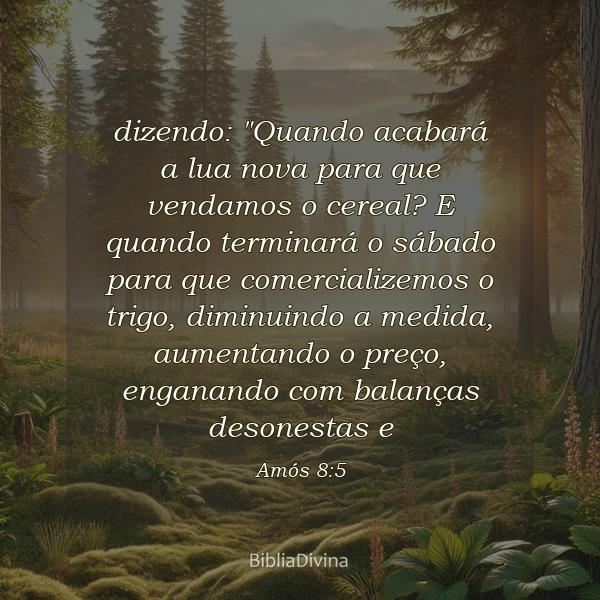 Amós 8:5