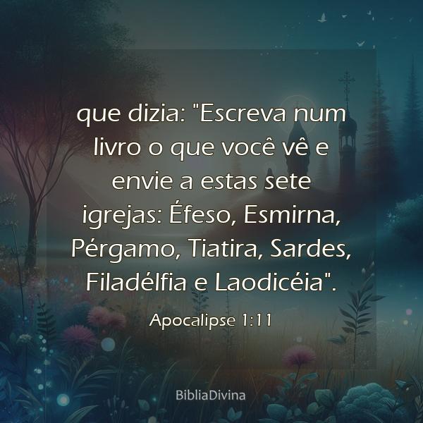 Apocalipse 1:11