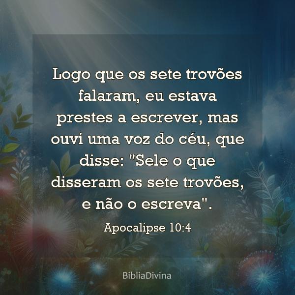 Apocalipse 10:4