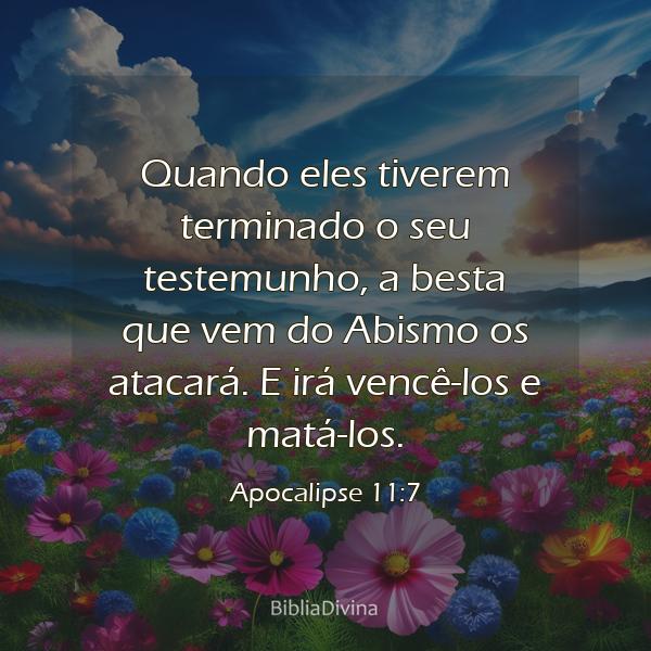 Apocalipse 11:7