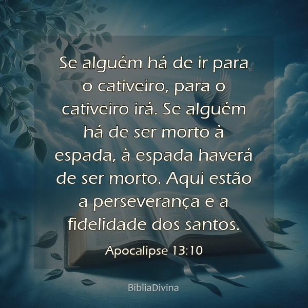 Apocalipse 13:10