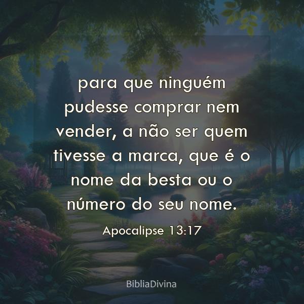 Apocalipse 13:17