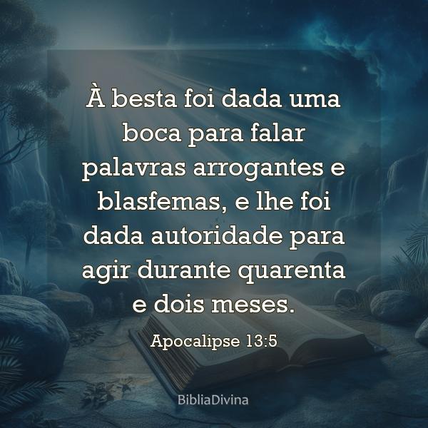 Apocalipse 13:5