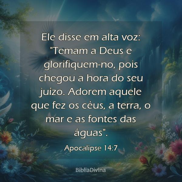 Apocalipse 14:7