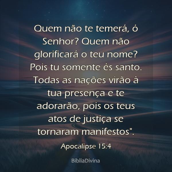 Apocalipse 15:4