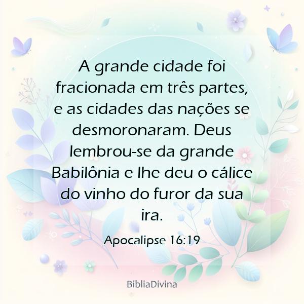 Apocalipse 16:19