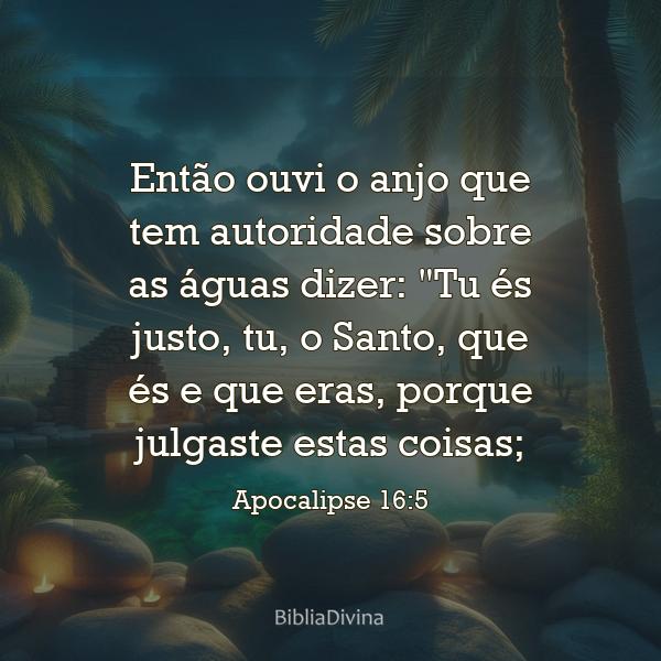 Apocalipse 16:5