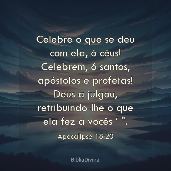 Apocalipse 18:20