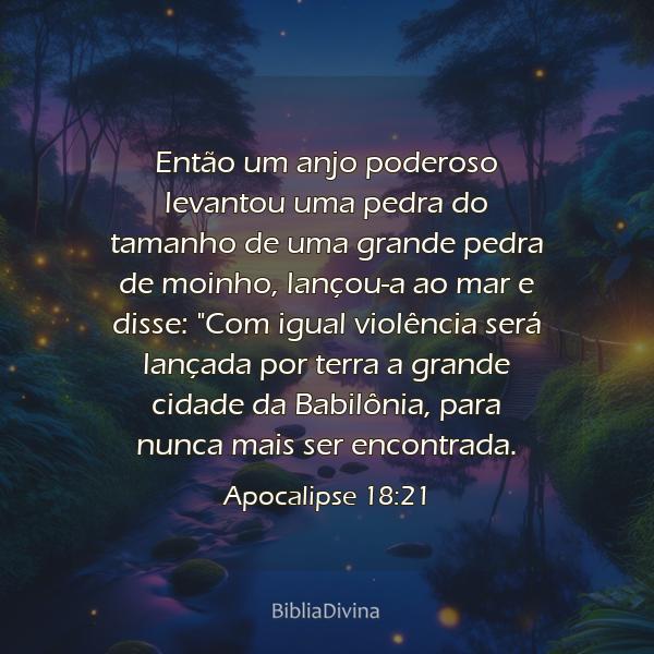 Apocalipse 18:21